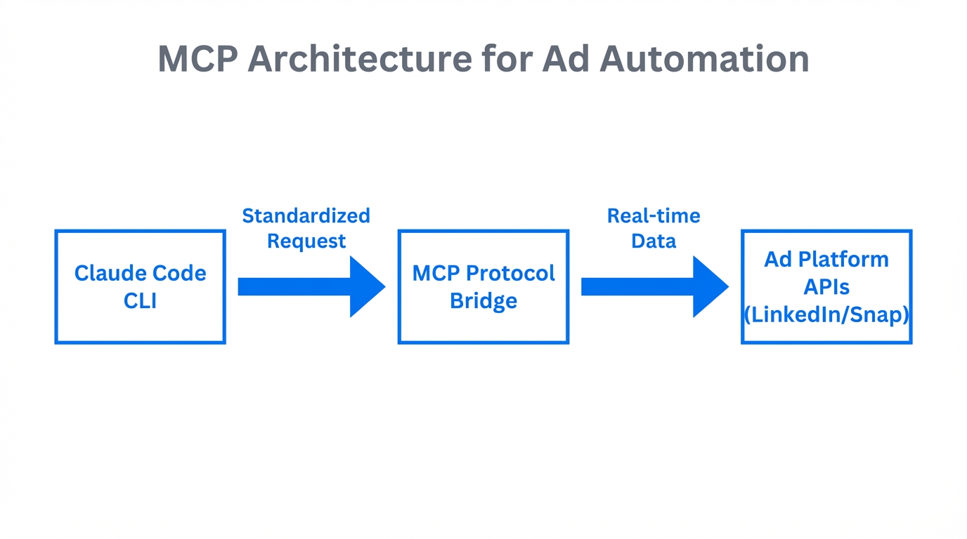 How the Model Context Protocol bridges local AI tools with ad APIs.