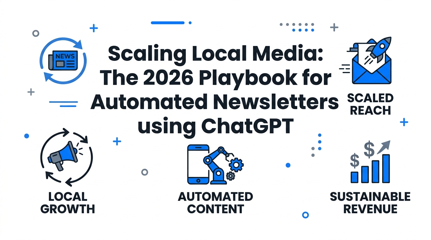 Scaling Local Media: The 2026 Playbook for Automated Newsletters using ChatGPT