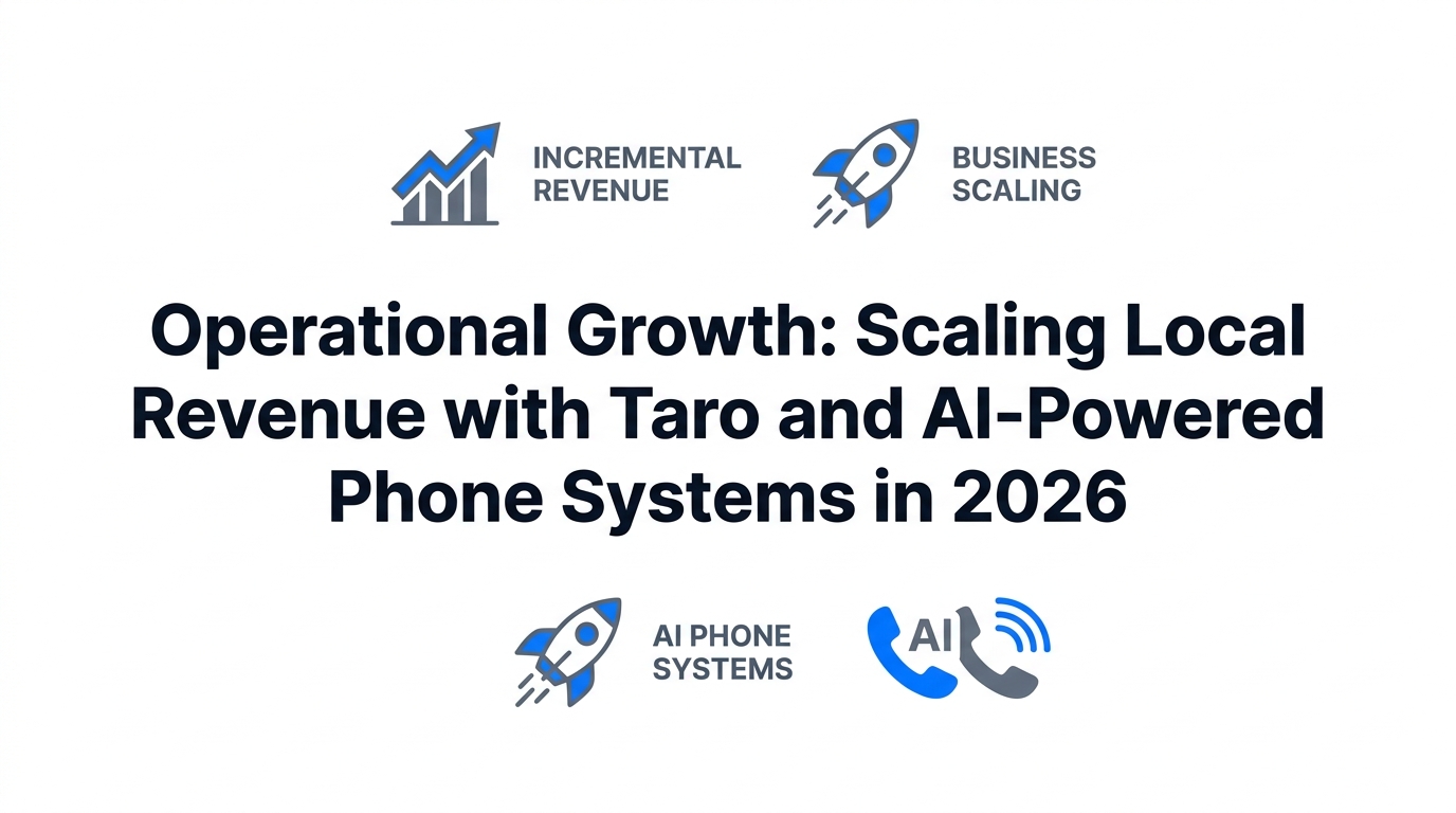 Operational Growth: Scaling Local Revenue with Taro and AI-Powered Phone Systems in 2026