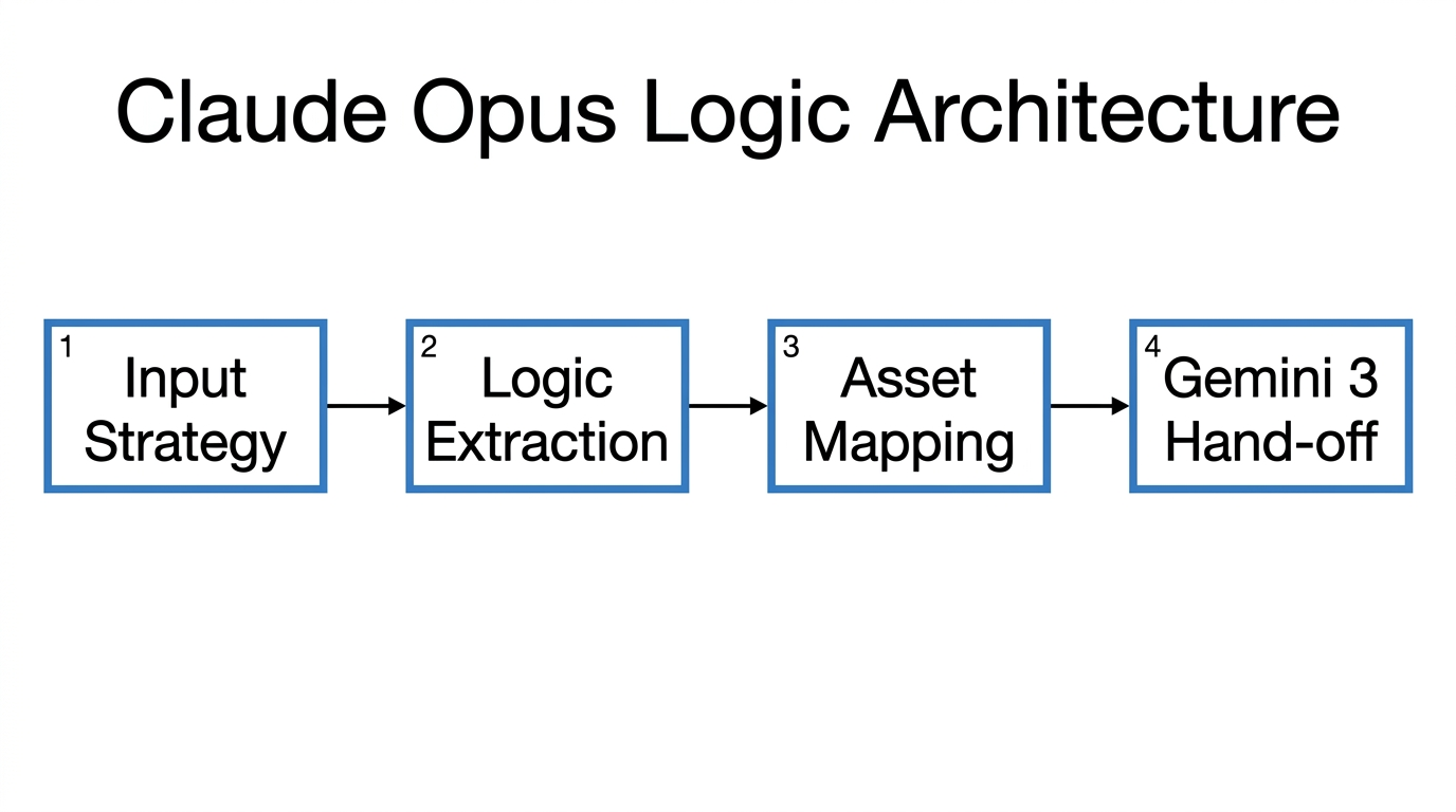 The architectural logic flow from strategy input to Gemini execution.