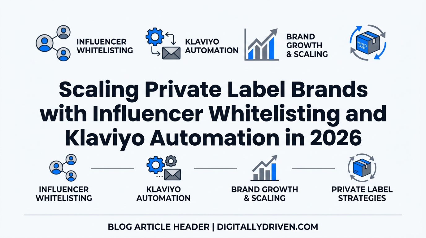 Scaling Private Label Brands with Influencer Whitelisting and Klaviyo Automation in 2026