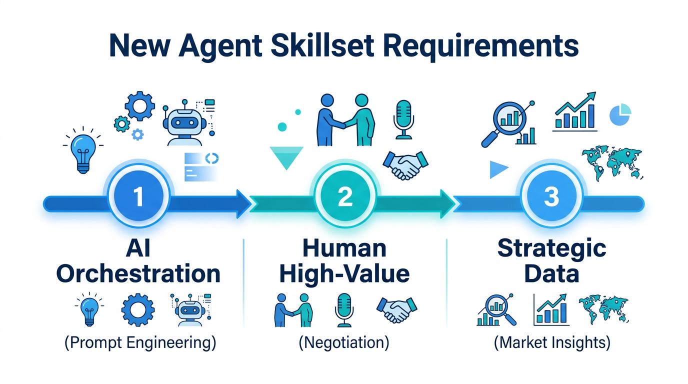 Three essential skills for real estate agents in the age of AI.