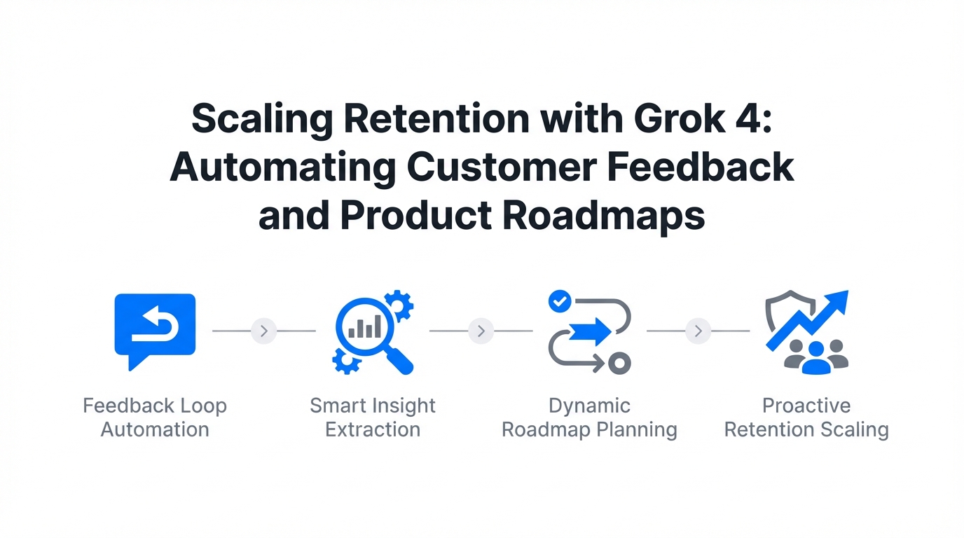 Scaling Retention with Grok 4: Automating Customer Feedback and Product Roadmaps