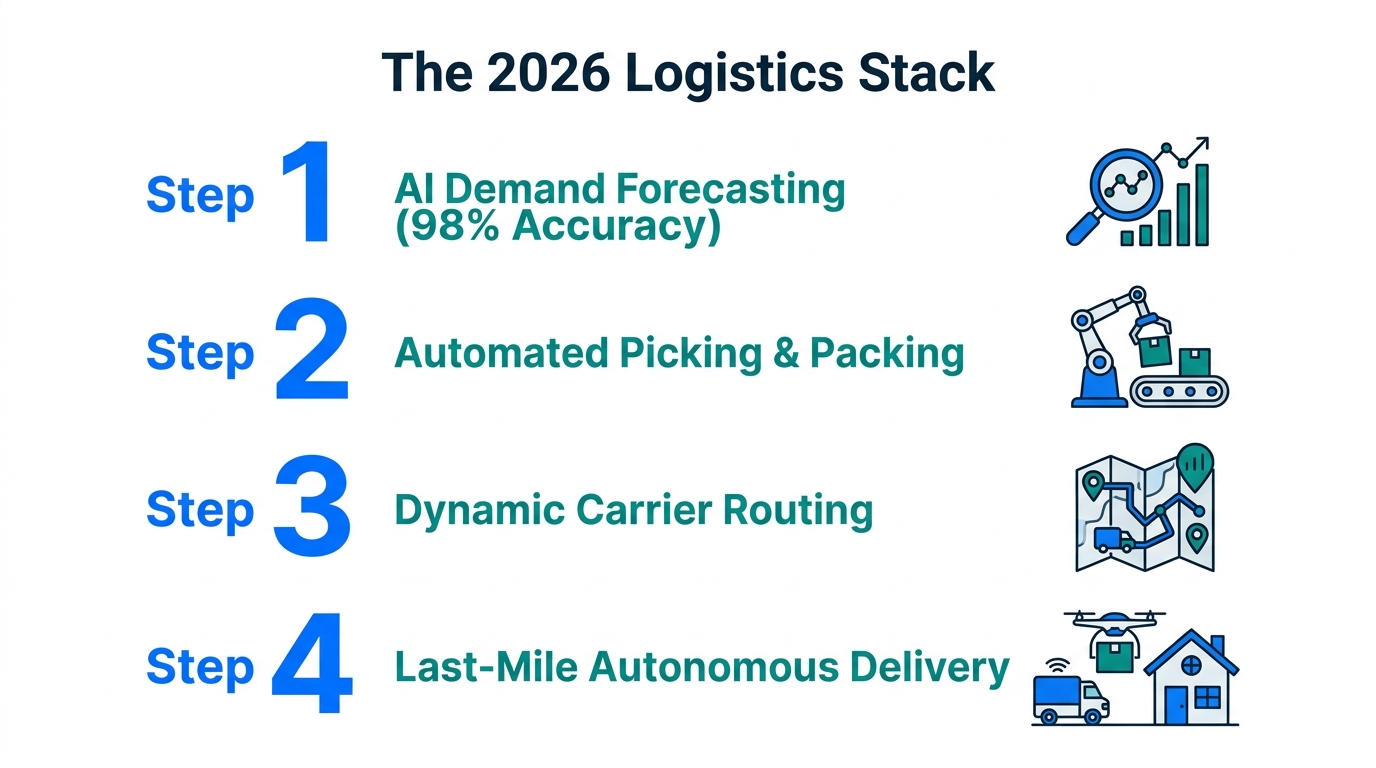 The four pillars of the modern 2026 logistics infrastructure.