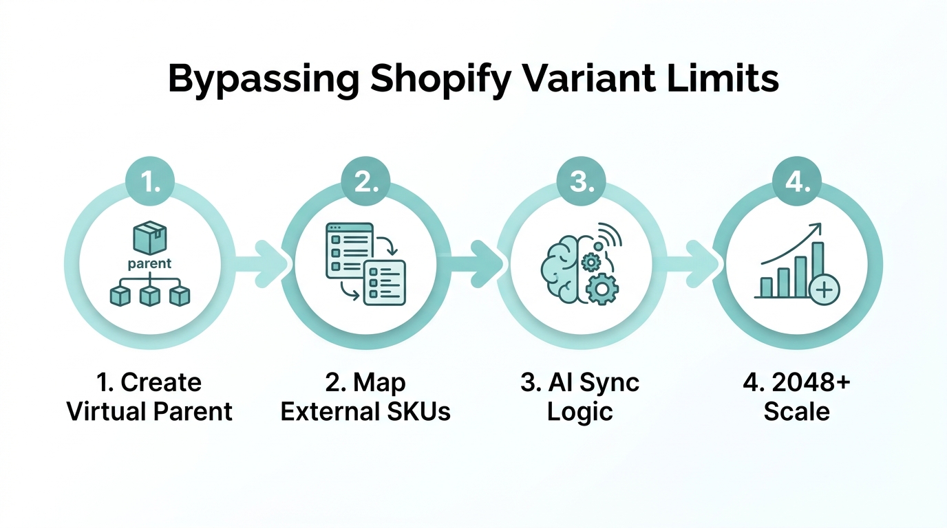 Four-step process to manage high-volume variants beyond standard platform limits.