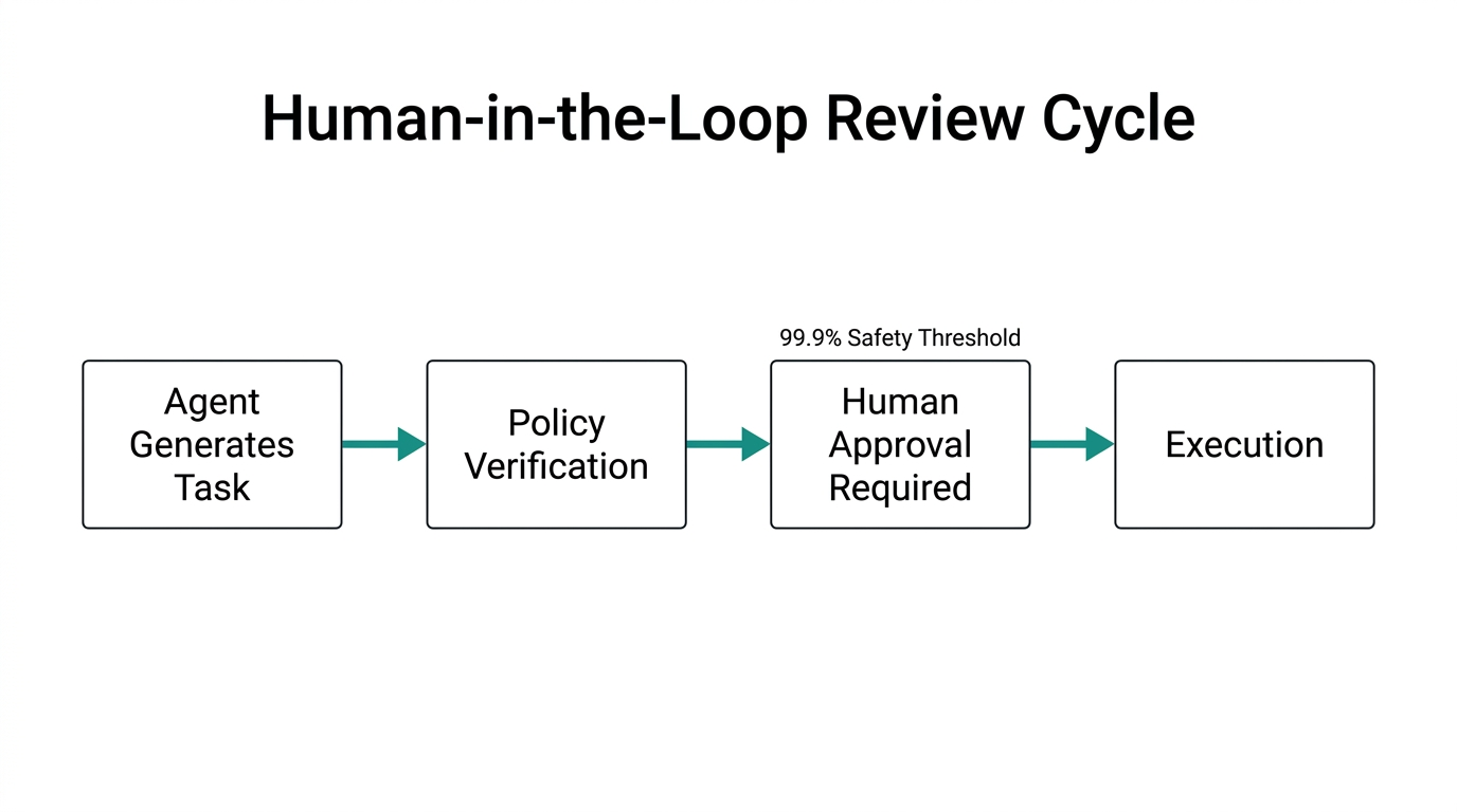 Standard operating procedure for human-in-the-loop safety verification.