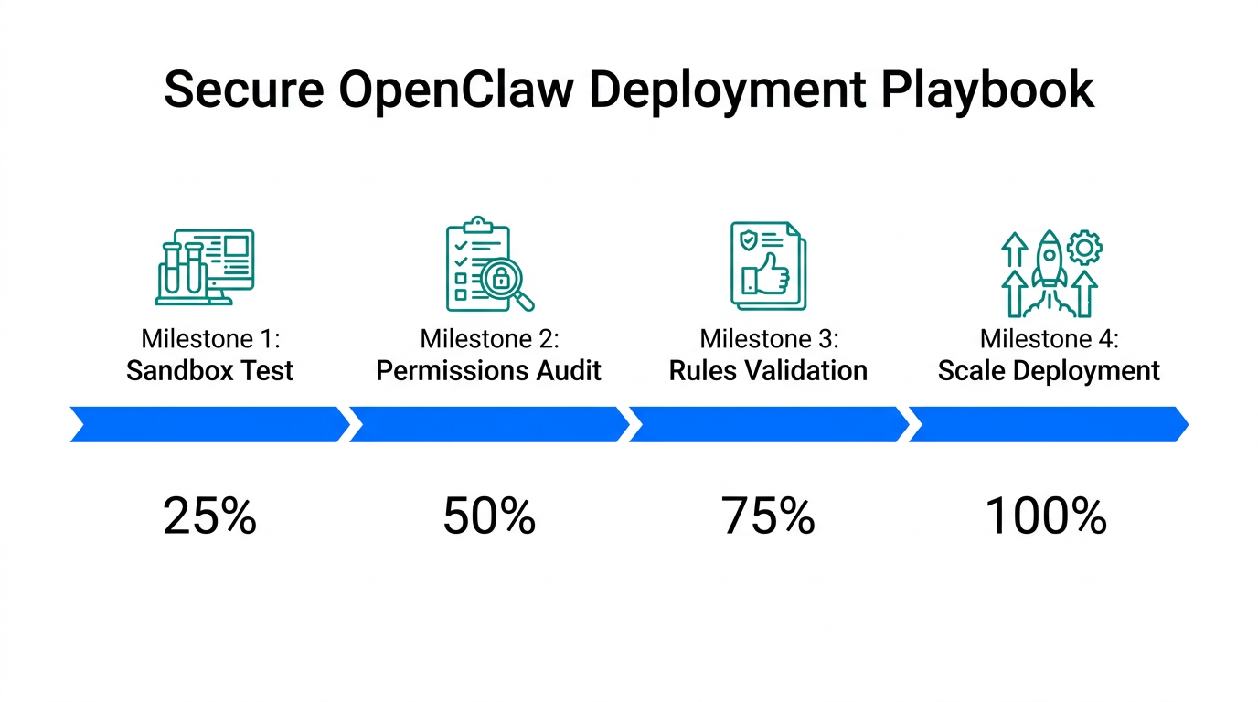 Step-by-step roadmap for safely deploying AI agents to Meta.