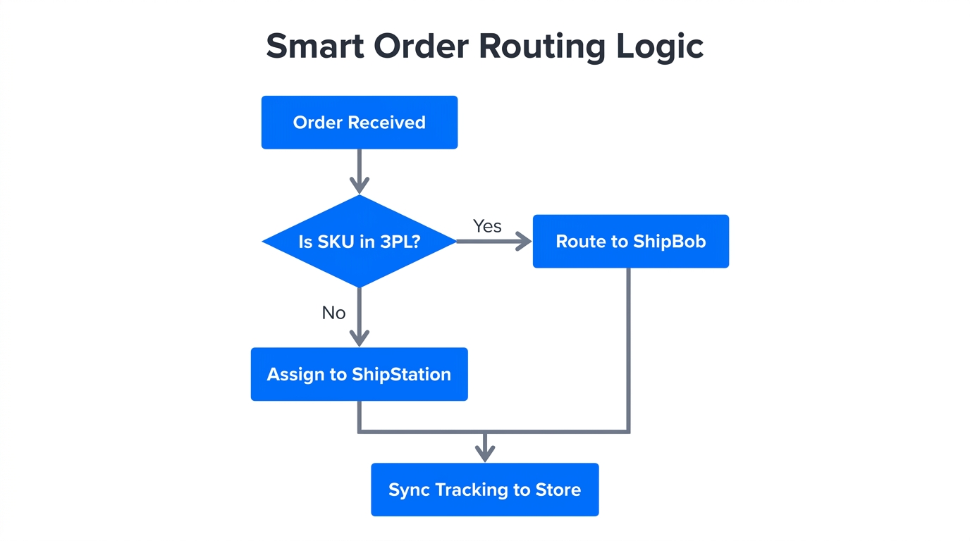 Automated workflow for routing orders to the optimal fulfillment center.