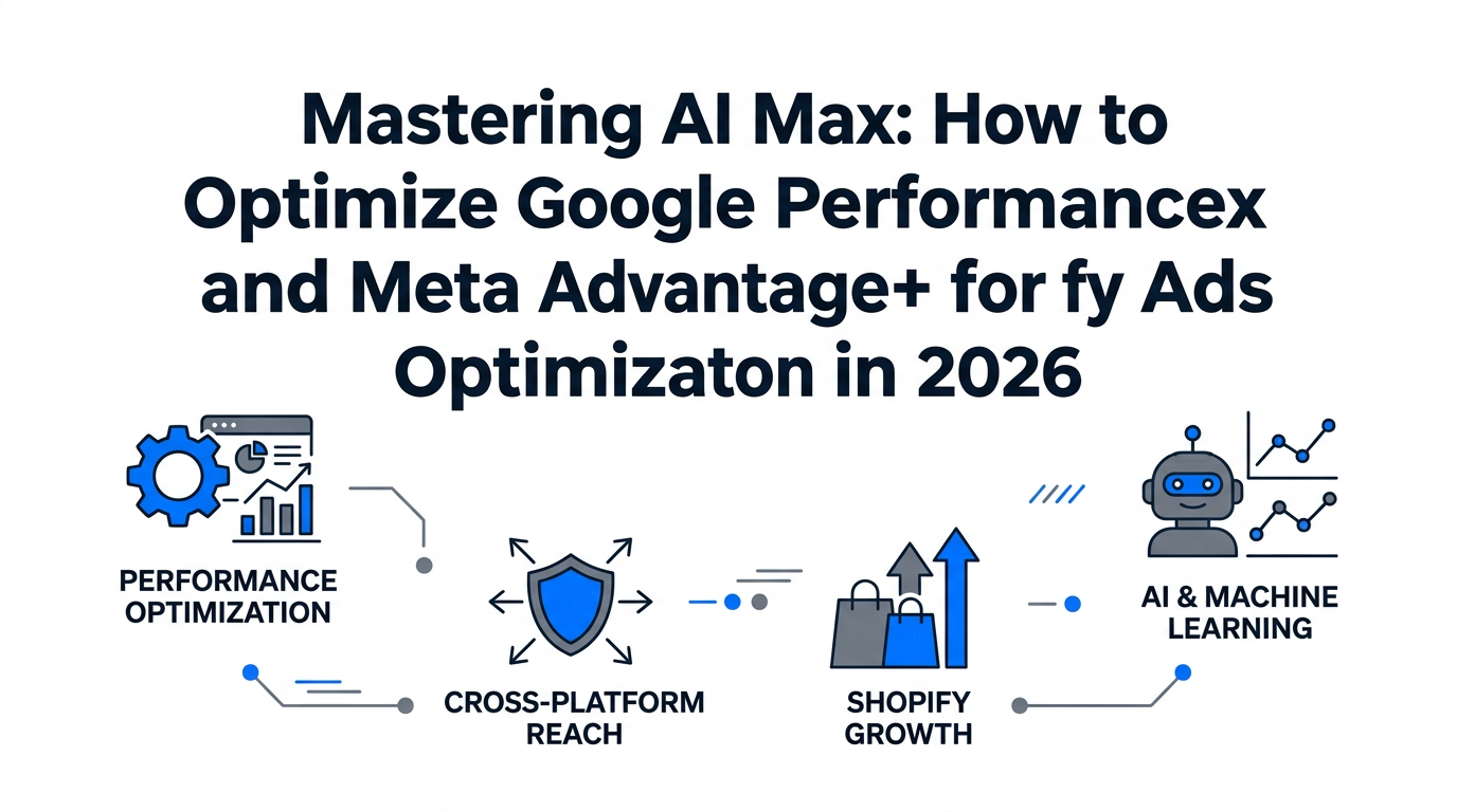 Mastering AI Max: How to Optimize Google Performance Max and Meta Advantage+ for Shopify Ads Optimization in 2026