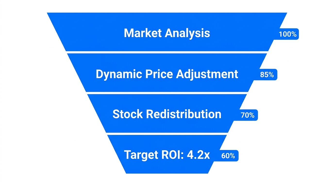 Strategic funnel for maximizing Shopify ROI through AI analysis.