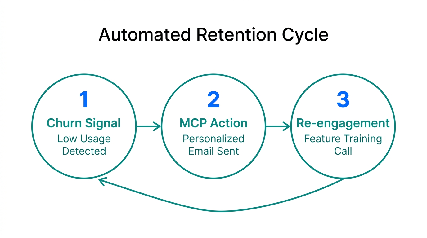 Automated retention and re-engagement cycle for Shopify merchants
