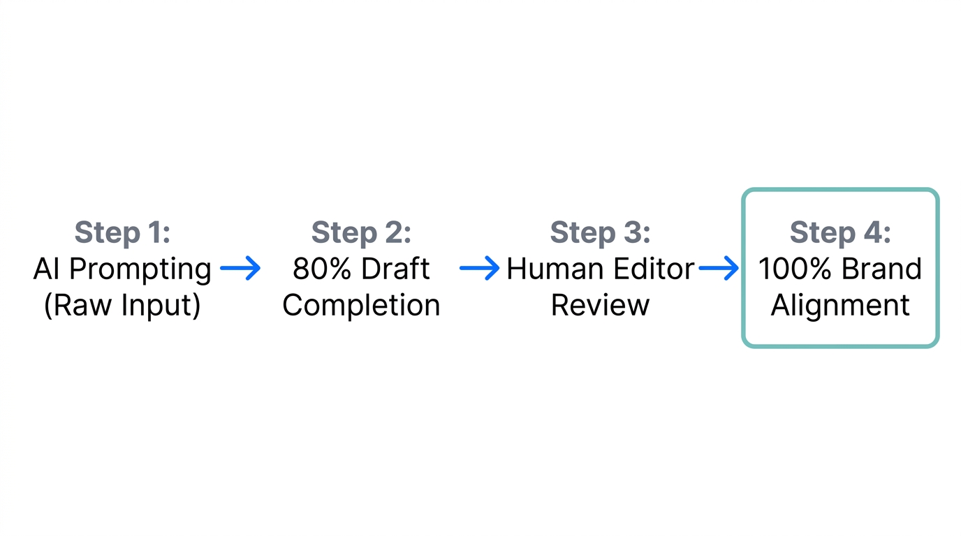 A workflow for using AI as a junior writer.