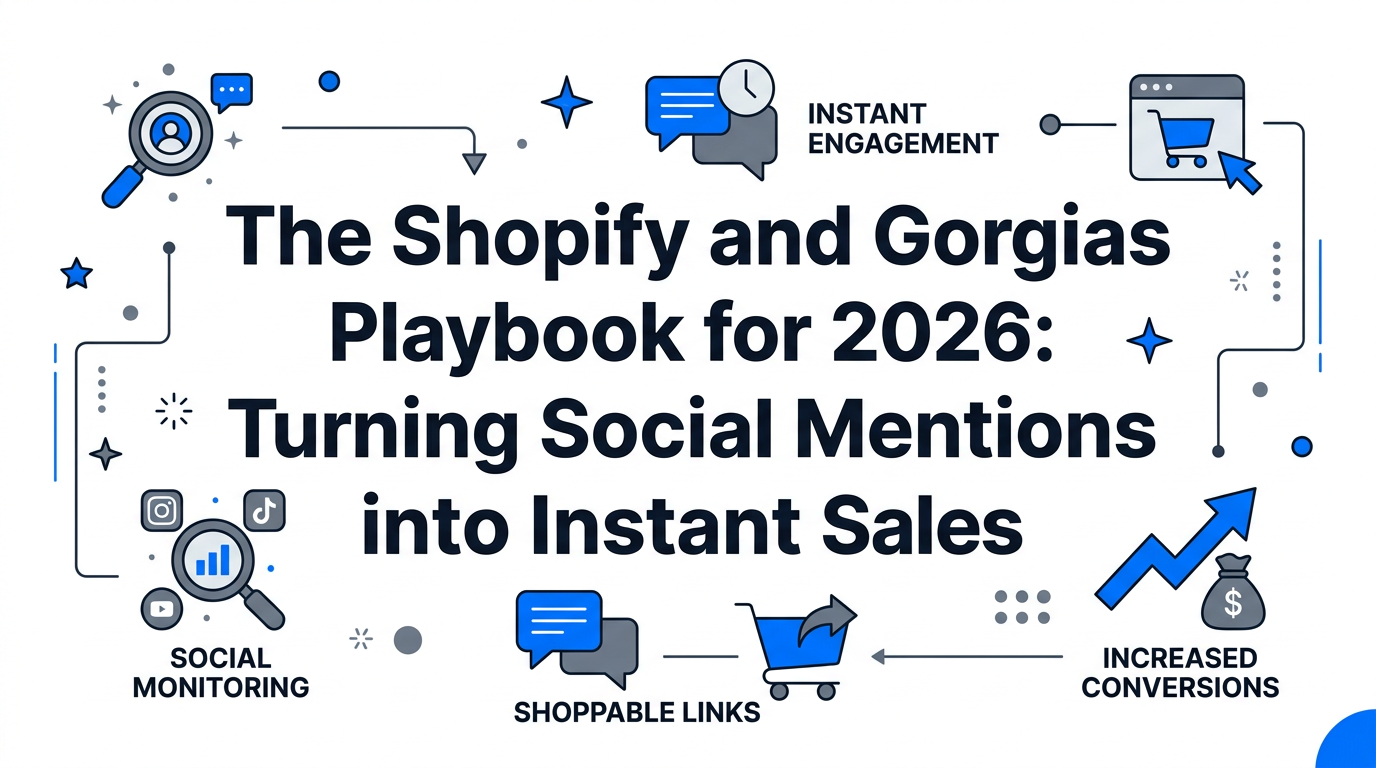 The Shopify and Gorgias Playbook for 2026: Turning Social Mentions into Instant Sales