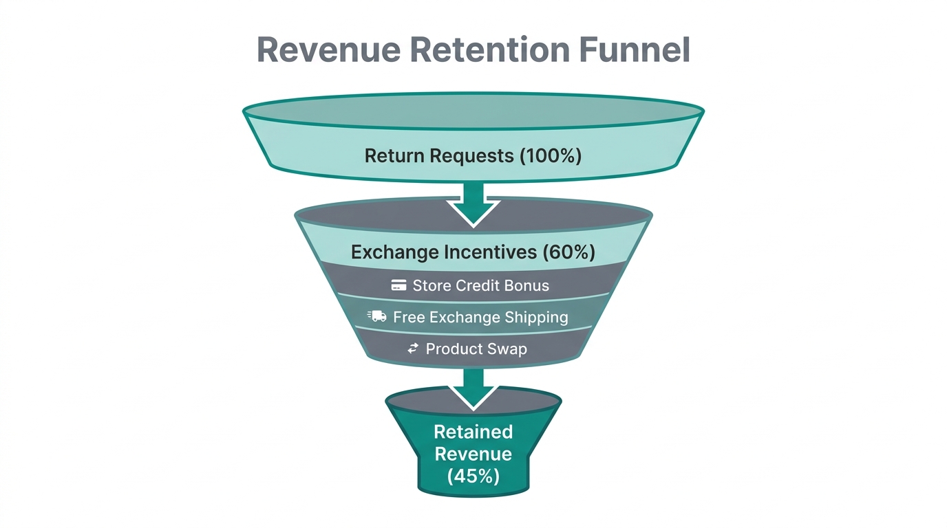 How automated rules and exchange incentives help retain store revenue.