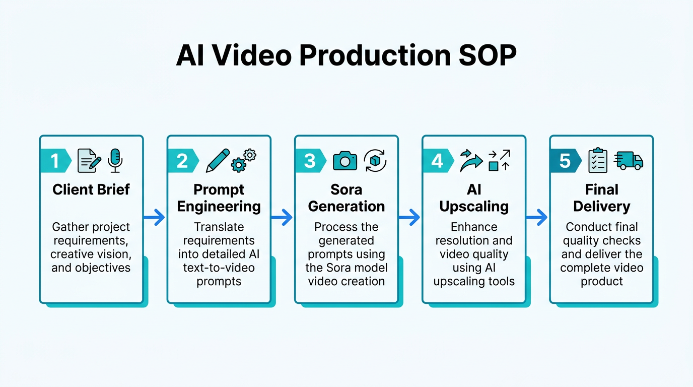 Standard operating procedure for scaling AI video production.