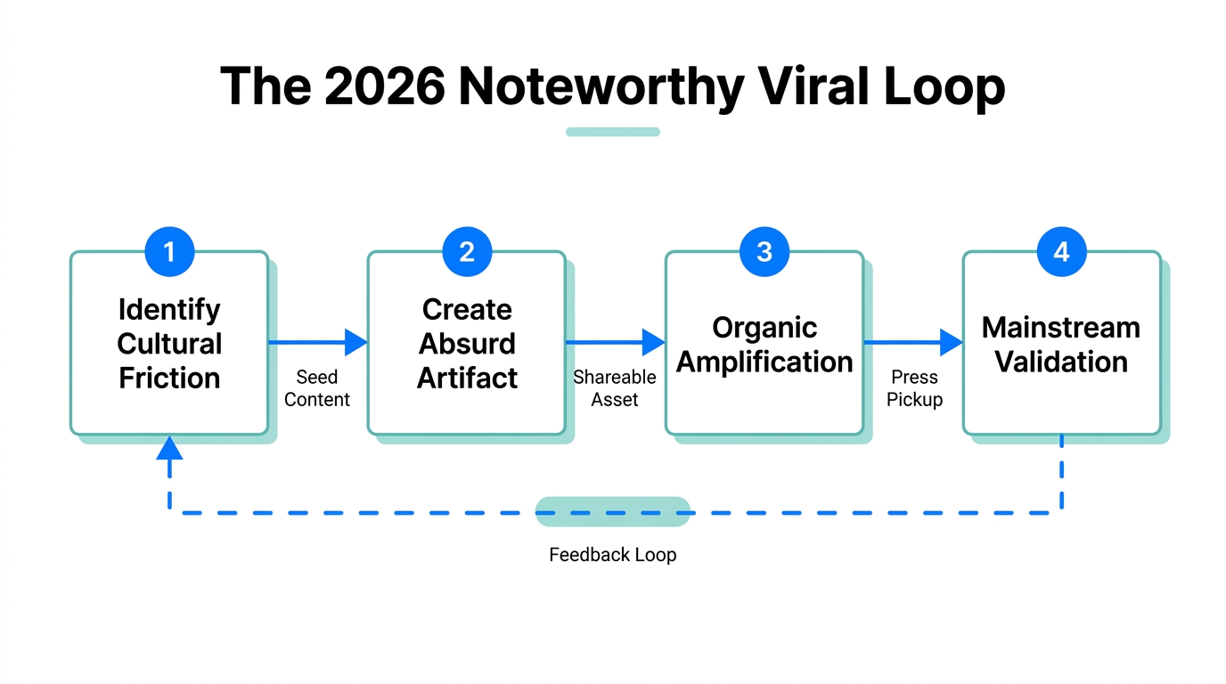 A strategic flowchart for engineering viral marketing in 2026.