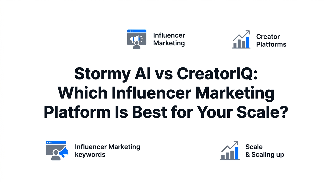 Stormy AI vs CreatorIQ: Which Influencer Marketing Platform Is Best for Your Scale?