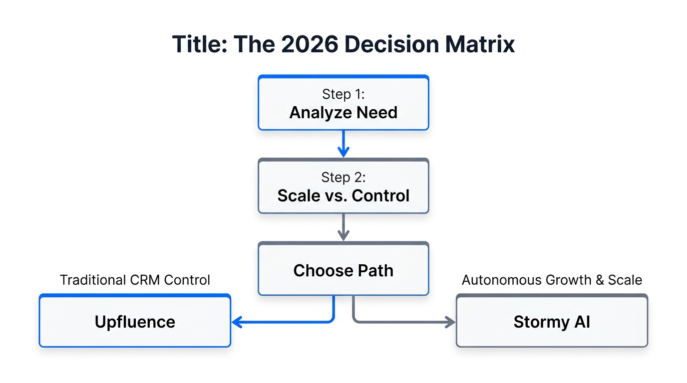 A simple decision matrix to help brands choose the right platform.
