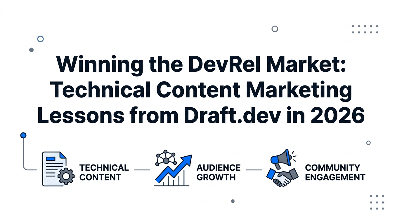 Winning the DevRel Market: Technical Content Marketing Lessons from Draft.dev in 2026