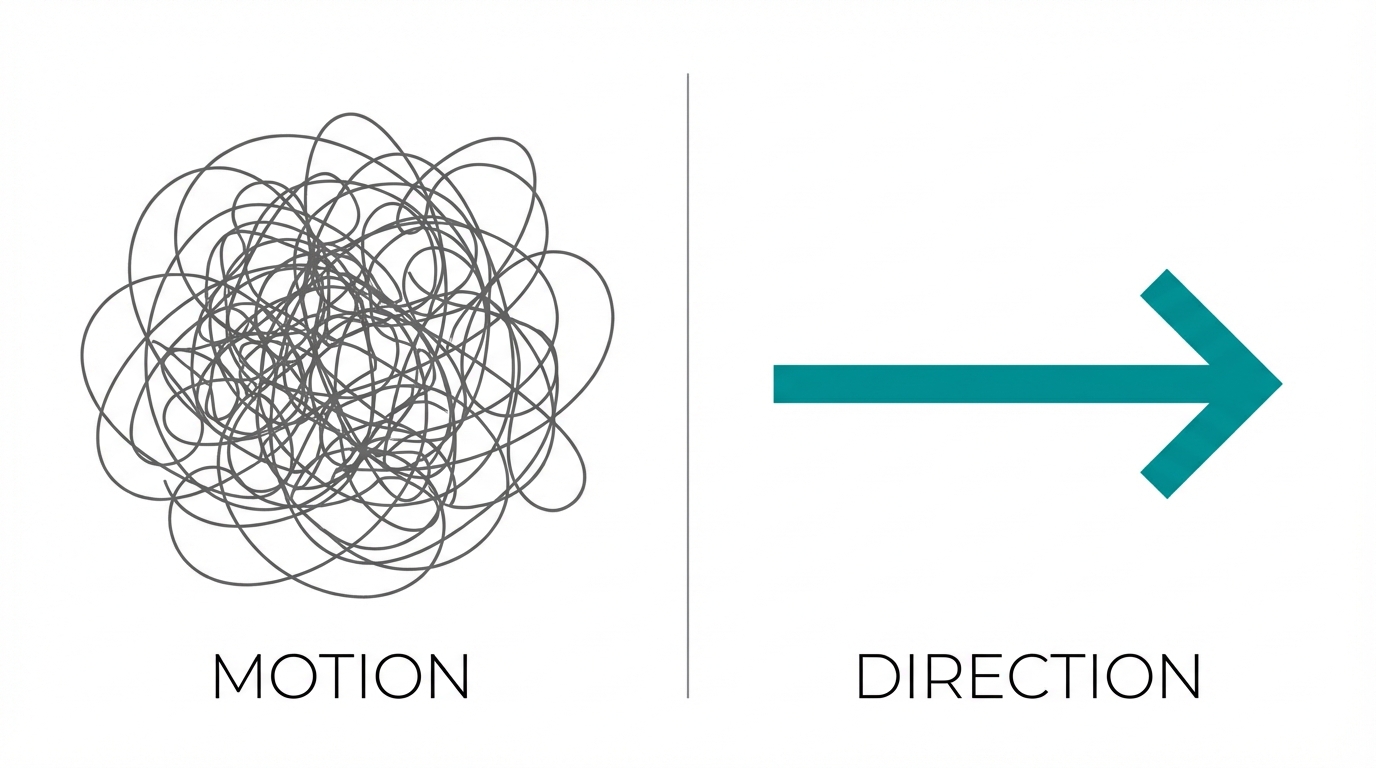 Motion Vs Direction Paddling Through The Fog