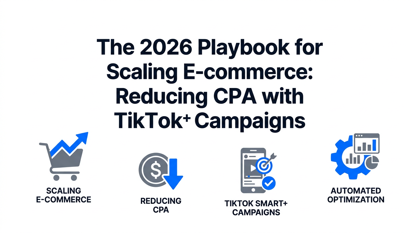 The 2026 Playbook for Scaling E-commerce: Reducing CPA with TikTok Smart+ Campaigns