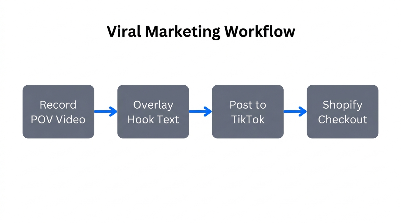 The viral content workflow for driving subscription sales.