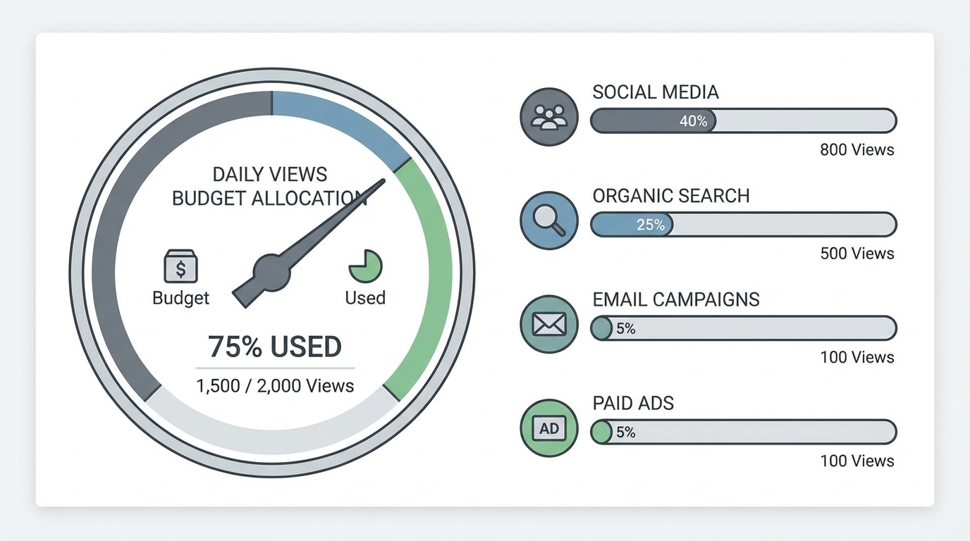 The Daily Views Budget