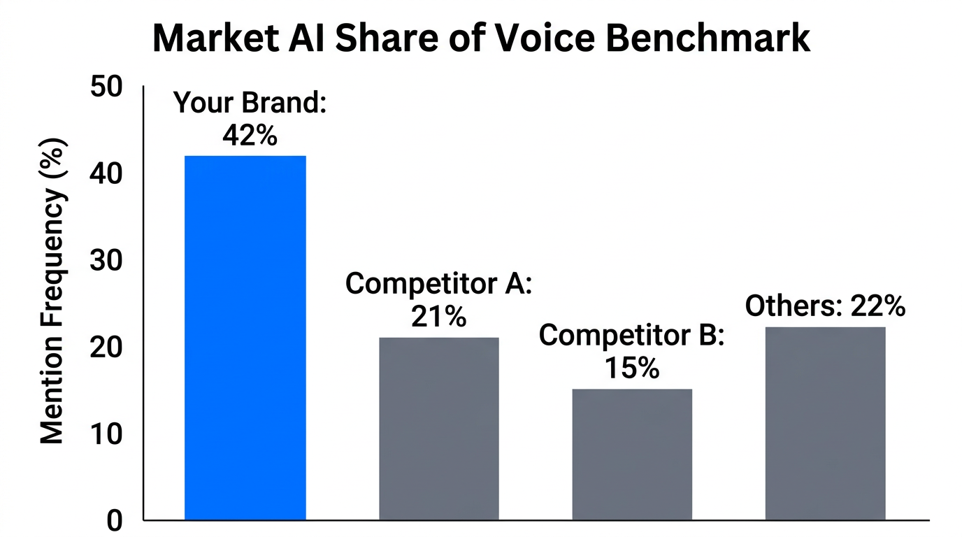 A comparison of brand mentions across major AI models.