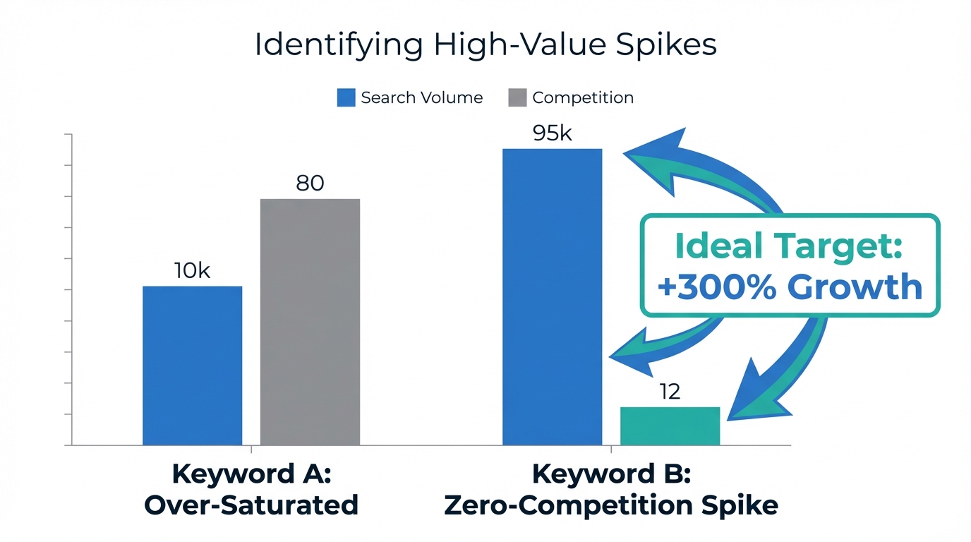 Identifying Zero Competition Spikes