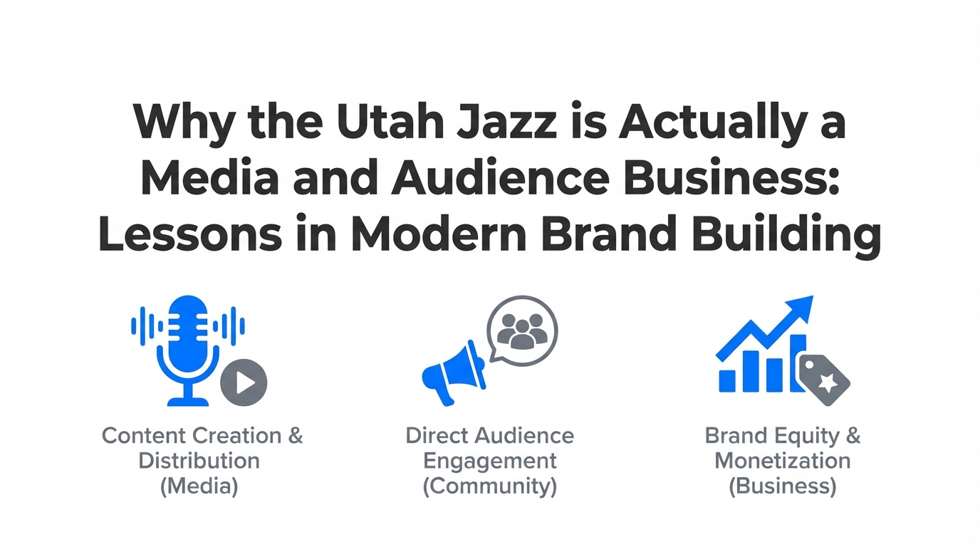 Why the Utah Jazz is Actually a Media and Audience Business: Lessons in Modern Brand Building