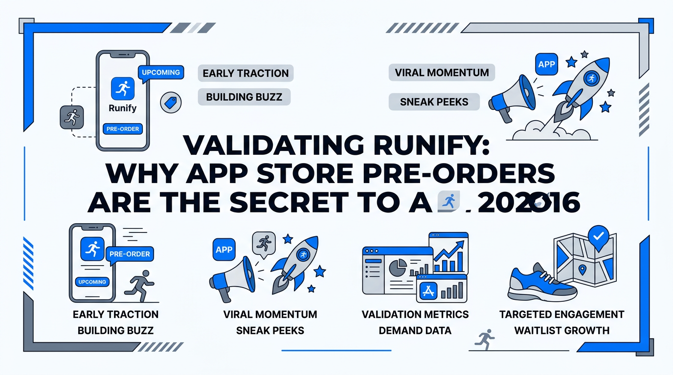 Validating Runify: Why App Store Pre-orders are the Secret to a 2026 Viral Launch