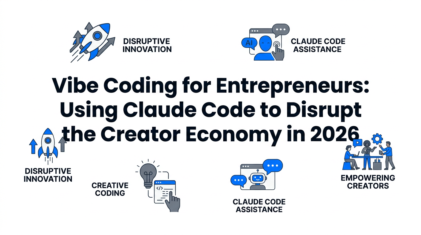 Vibe Coding for Entrepreneurs: Using Claude Code to Disrupt the Creator Economy in 2026