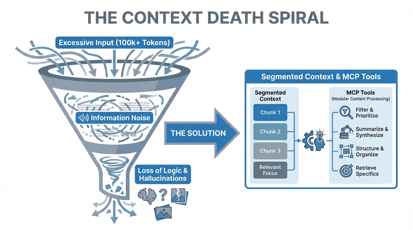 Visualizing how excessive context degrades AI performance and the solution