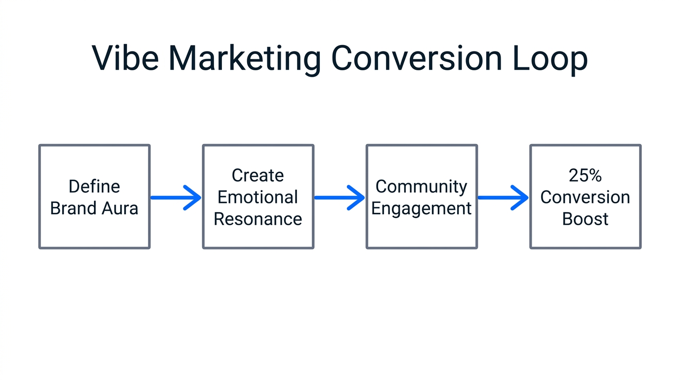 The four-step process from brand aura to conversion growth.