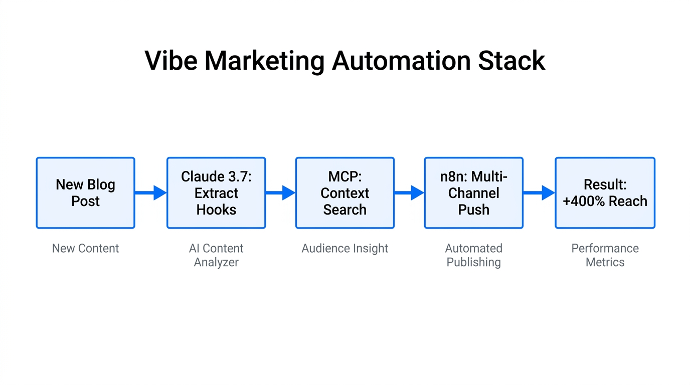 The automated workflow for scaling content distribution with n8n and Claude 3.7.