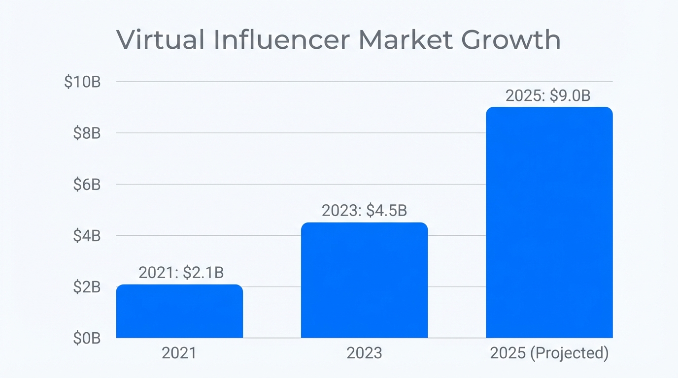 The 9 Billion Rise Of Virtual Influencers