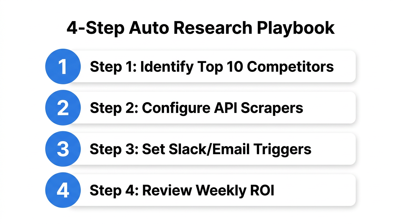 Step-by-step implementation guide for an automated research strategy.
