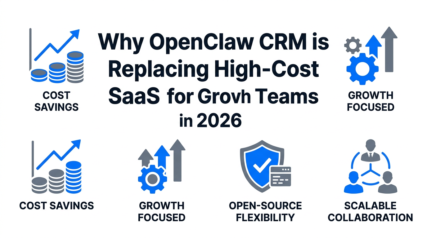 Why OpenClaw CRM is Replacing High-Cost SaaS for Growth Teams in 2026