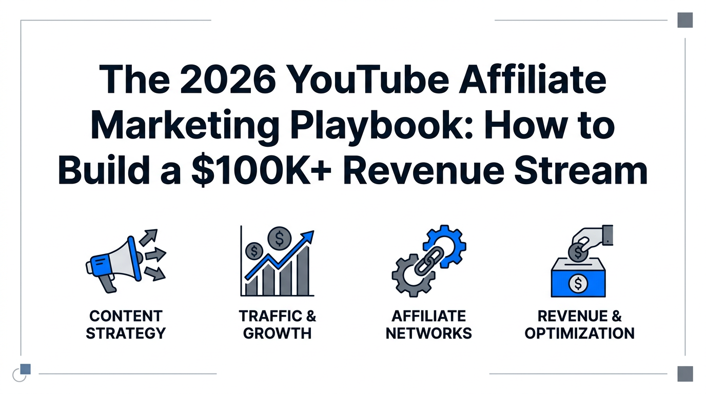 The 2026 YouTube Affiliate Marketing Playbook: How to Build a $100K+ Revenue Stream