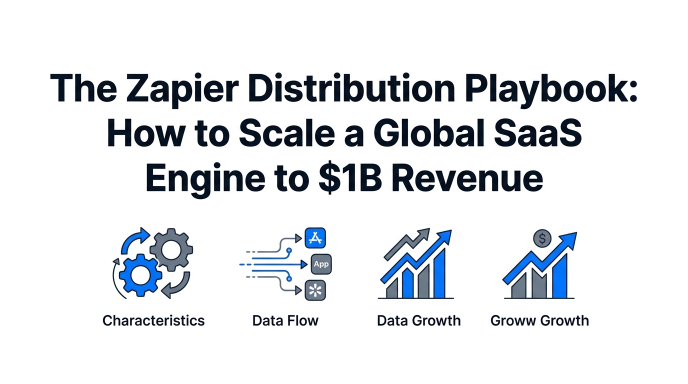 The Zapier Distribution Playbook: How to Scale a Global SaaS Engine to $1B Revenue
